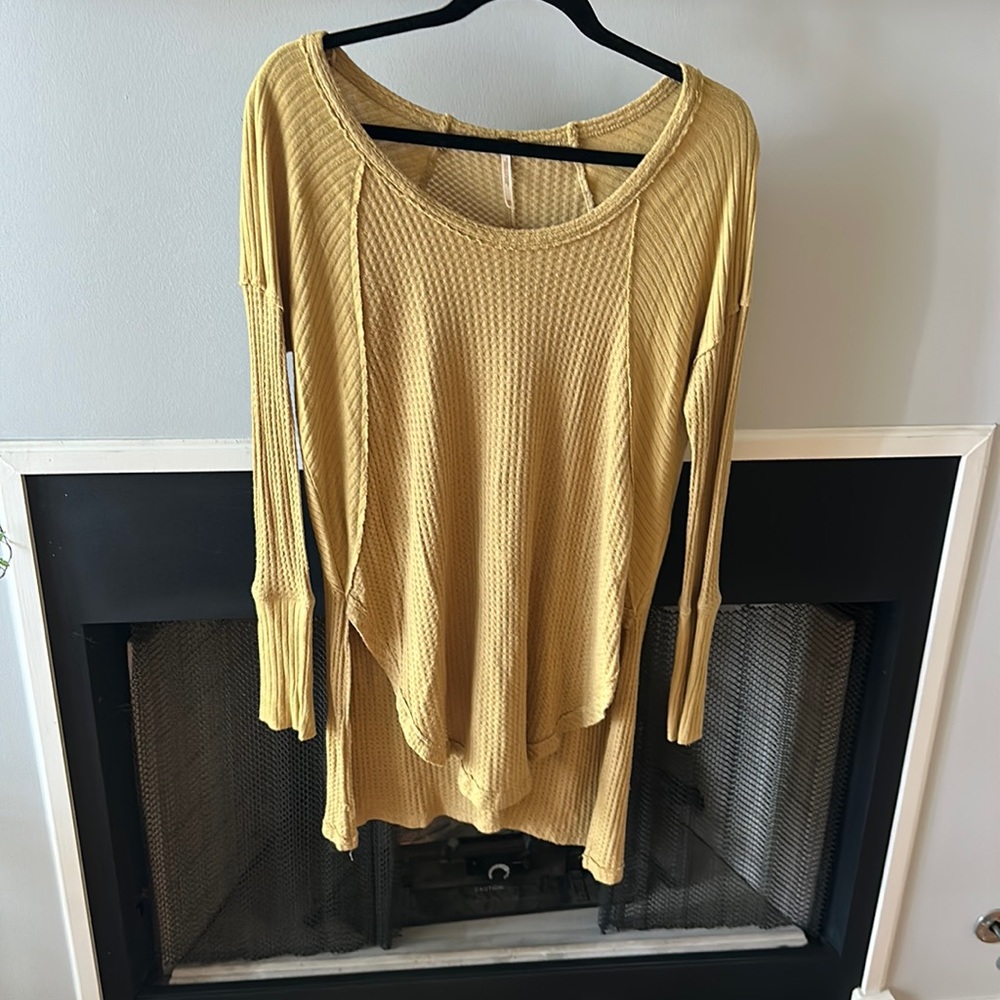 Mustard Free People long sleeved thermal